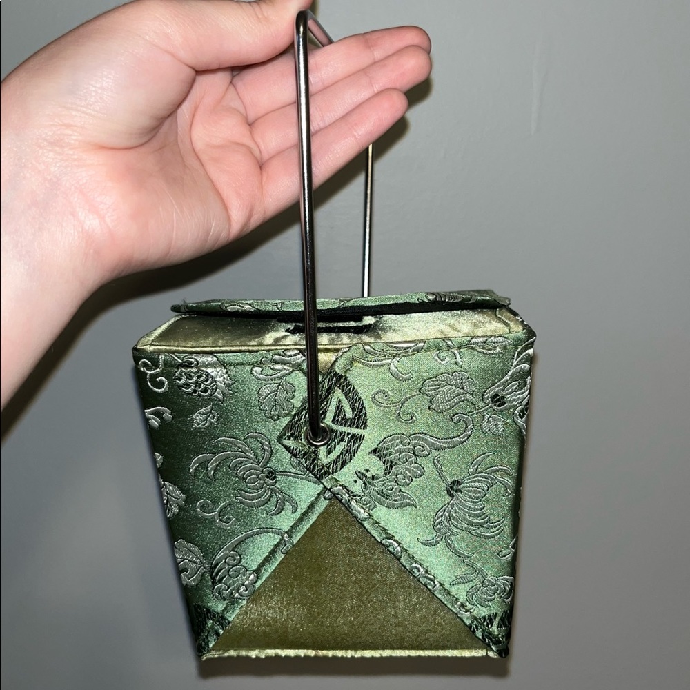 Green Chinese Take Out Purse